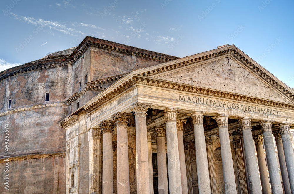 Rome, Pantheon, HDR Image
