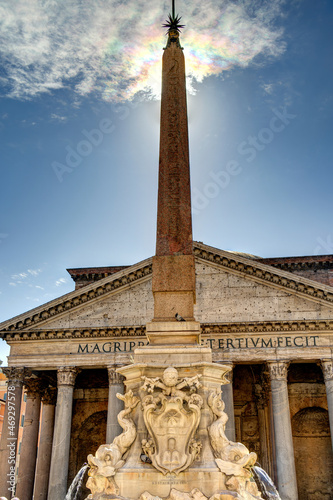 Rome, Pantheon, HDR Image