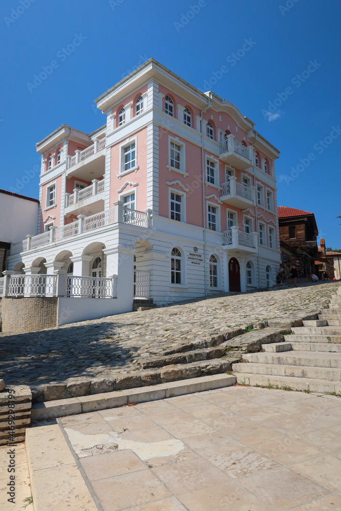 Town Hall in old town of Nesebar, Burgas Region, Bulgaria