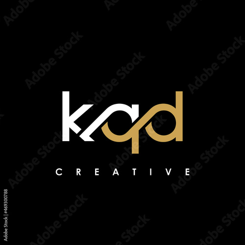 KQD Letter Initial Logo Design Template Vector Illustration