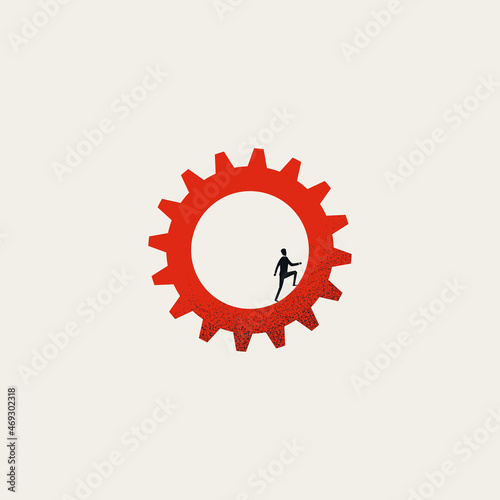Business and personal skills vector concept. Symbol of success, professional, talent, hiring. Minimal illustration.