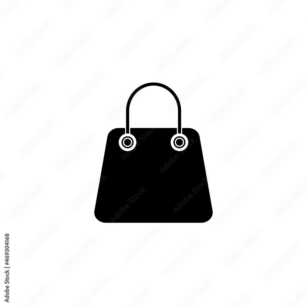 Shopping bag vector icon. Outline simple illustration. Vector isolated symbol illustration. Web flat icon. Shopping bag vector icon. Outline simple illustration. Vector isolated symbol illustration. Web flat icon.
