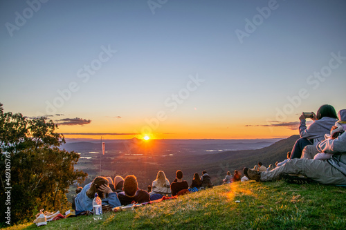 Sunset in Tamborine Mountain, Queensland, Australia