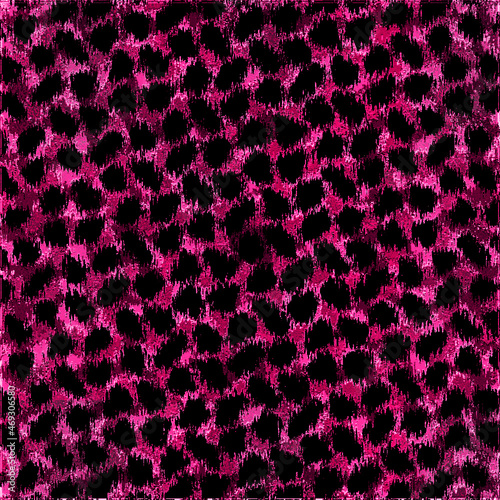 pelliccia leopardato rosa