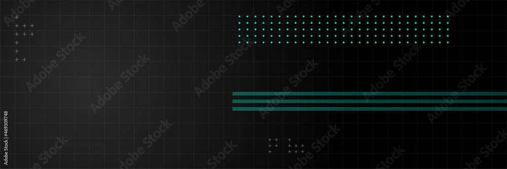 Modern gradient dark green abstract banner background with geometric shapes. Colorful horizontal wide web header banner design template. Vector graphic design banner pattern background template. Modern gradient dark green abstract banner background with geometric shapes. Colorful horizontal wide web header banner design template. Vector graphic design banner pattern background template.