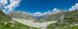 View from the Grimsel Pass road to lake Grimselsee near Guttannen