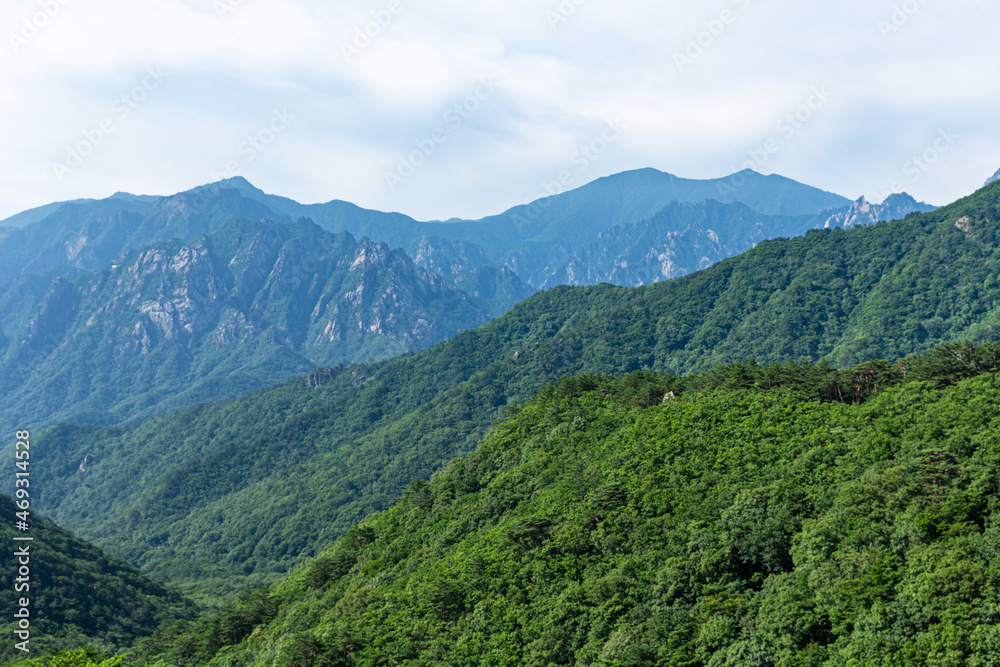 山の尾根 山の尾根