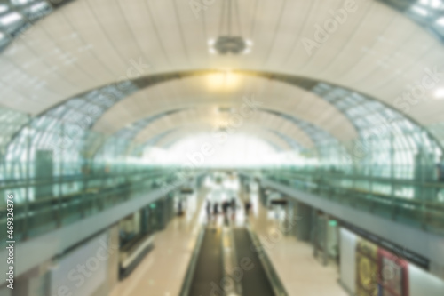 Wallpaper Mural Abstract blurred background of architectural detail of Bangkok airport. Torontodigital.ca