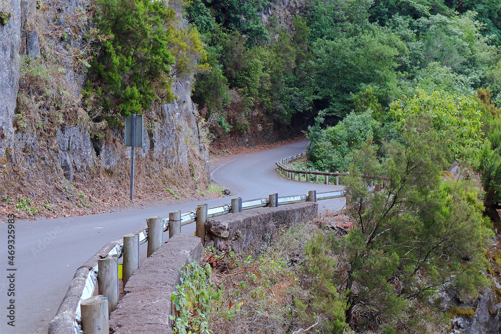 Straße, Bergstraße, Pass, La Palma, Kanaren, Urlaub, Insel, Vulkaninsel Straße, Bergstraße, Pass, La Palma, Kanaren, Urlaub, Insel, Vulkaninsel