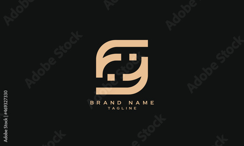 FS, SF, FSY, Abstract initial monogram letter alphabet logo design photo