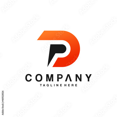 Fotografija letter d and p logo, initial logo