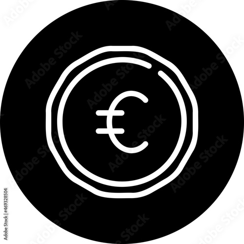 euro glyph icon
