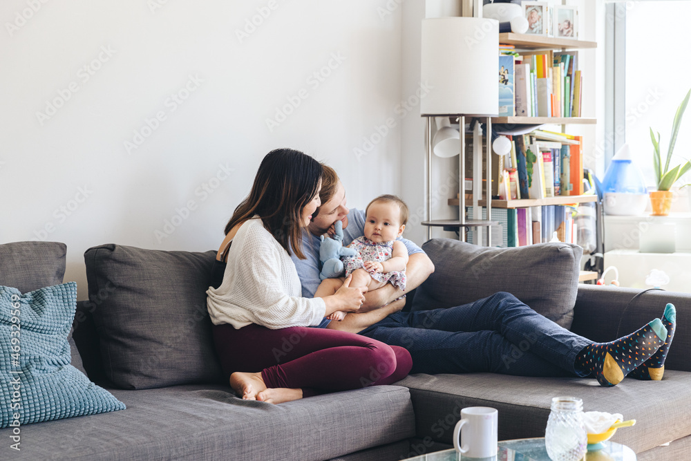 Parents Spending Leisure Time With Daughter Parents Spending Leisure Time With Daughter