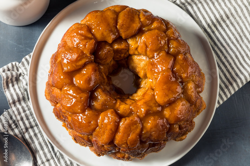 Canvas Print Homemade Sweet Cinnamon Monkey Bread