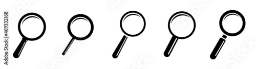 Search Icon vector Set. Magnifying glass icon