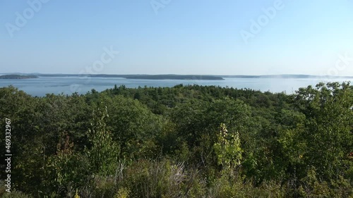 Wallpaper Mural Acadia National Park, Maine, coastal panoramic view of islands in the ocean Torontodigital.ca