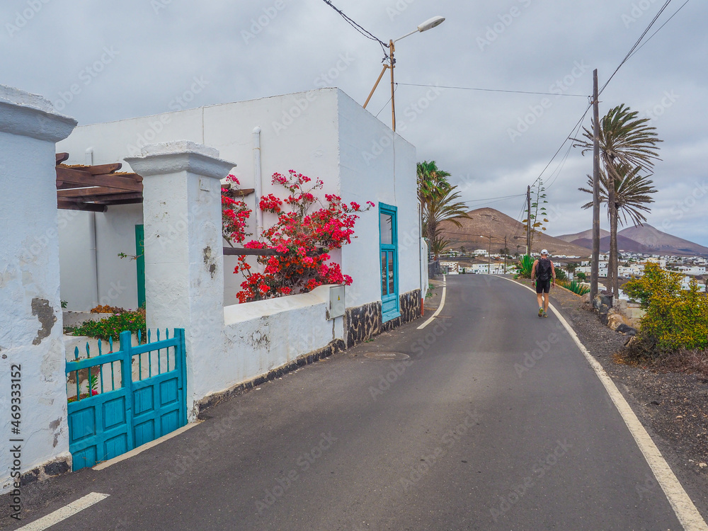 Obraz premium La Asomada - Dorf auf Lanzarote