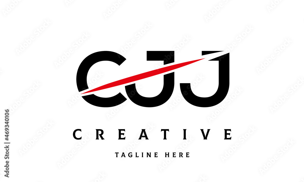 CJJ creative three latter logo