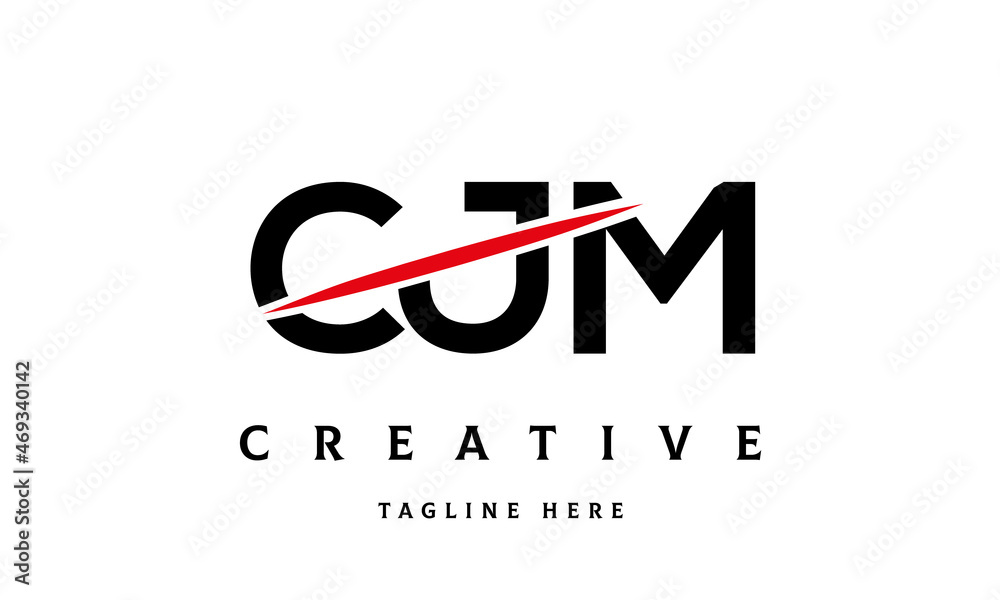 CJM creative three latter logo