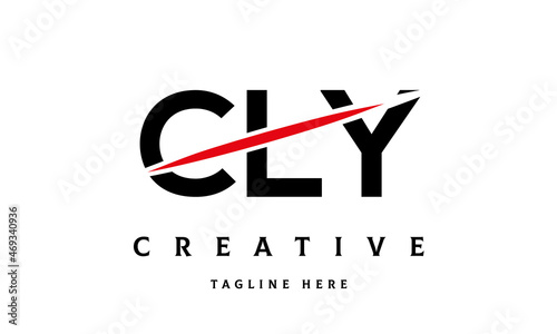 CLY creative three latter logo © sohag