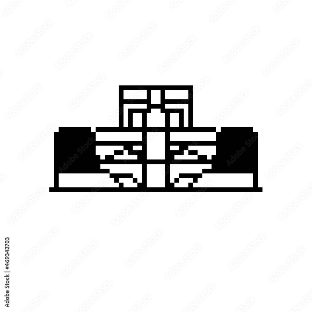 Formula one, pixel look car vector illustration. Formula one, pixel look car vector illustration.