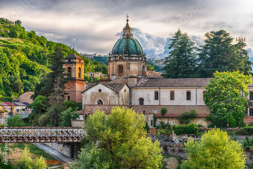 Scenic view of San Domenico Church, Cosenza, Calabria, Italy