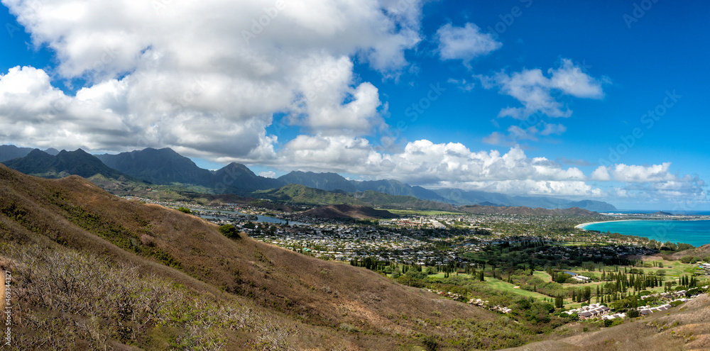 Panorama of Kailua, Hawaii