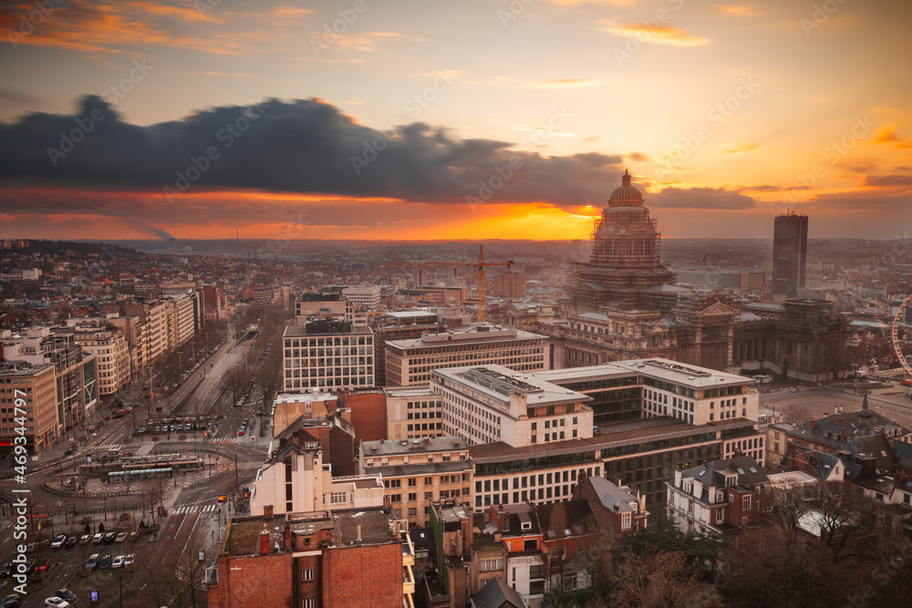 Brussels, Belgium Cityscape