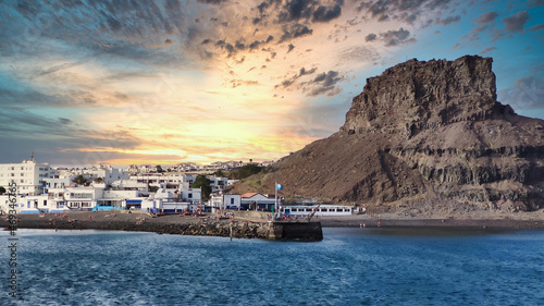 Puerto de las Nieves village, Agaete, Gran Canaria, Spain. photo