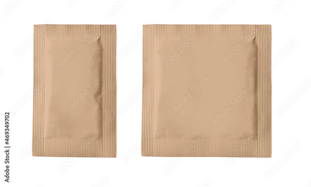 Paper blank packaging foil sachet