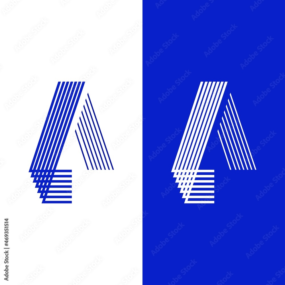 Letter A logo with sophisticated design. the concept of using minimal, and clean. suitable for personal, initials, construction, real estate, business consulting and others Letter A logo with sophisticated design. the concept of using minimal, and clean. suitable for personal, initials, construction, real estate, business consulting and others