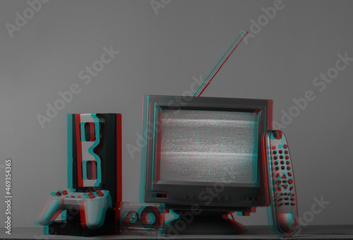 Konstfotografi Retro media, entertainment 80s