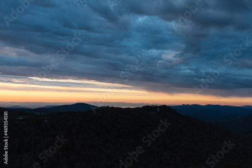 Blue Ridge Mountains North Carolina Fall Mountain Views Area Grandfather Mountain and Sugar Mountain 
