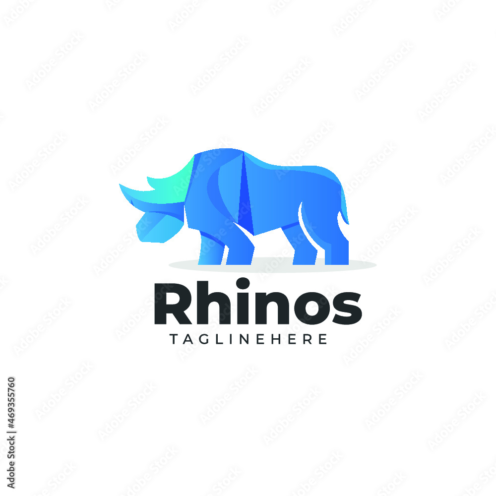 Rhinos Modern Logo Design
