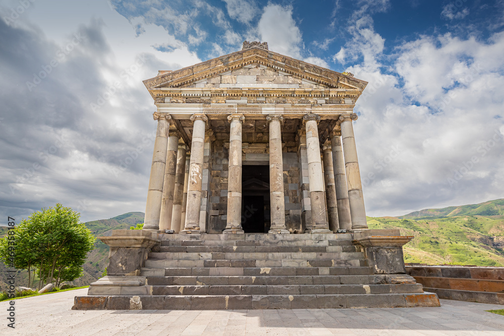 The Garni Temple built in the Greco-Roman style in the Ionic order is the main symbol of tourism and the pre-Christian era in the history of Armenia