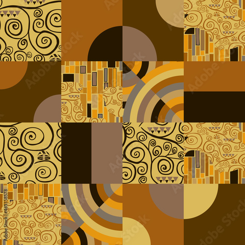 abstract Klimt pattern photo