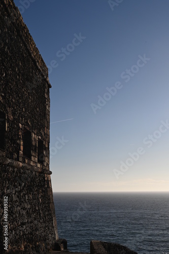 Nazare, Portugal. Forte de Sao Miguel Arcanjo photo