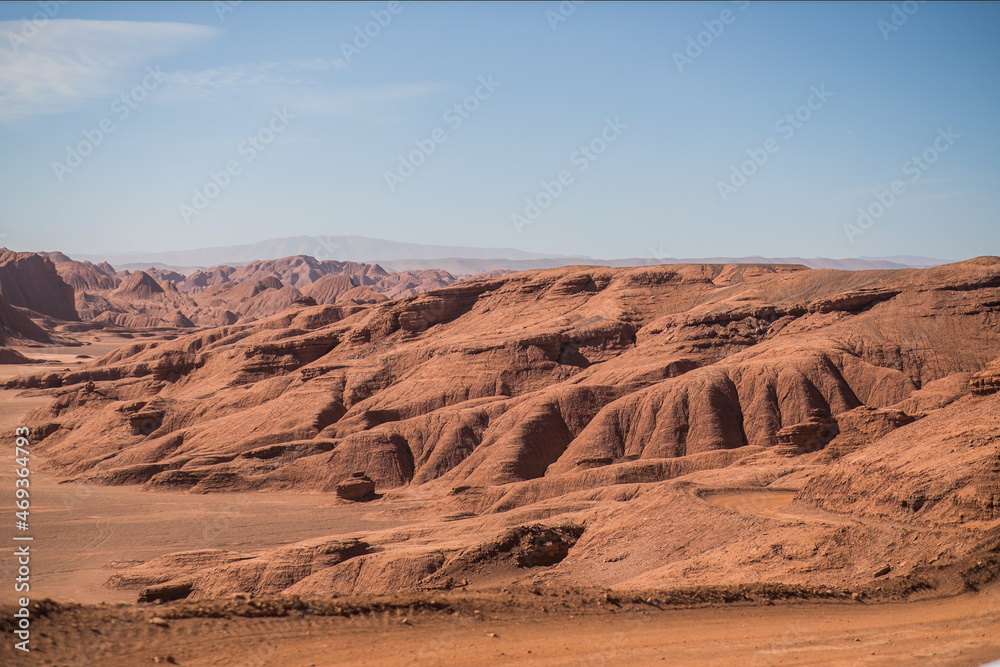 Naklejka premium cerros colorados en salta argentina