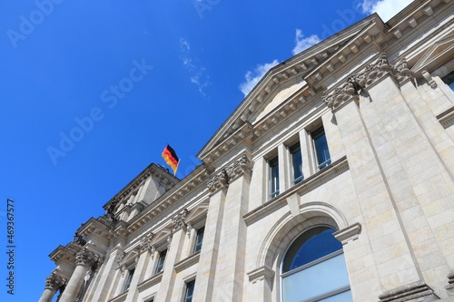 Reichstag building in Berlin, Germany