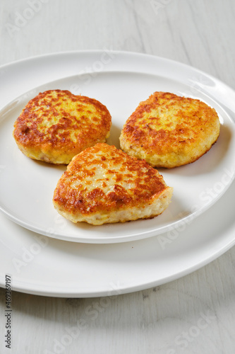 Fried squid cutlet in breading