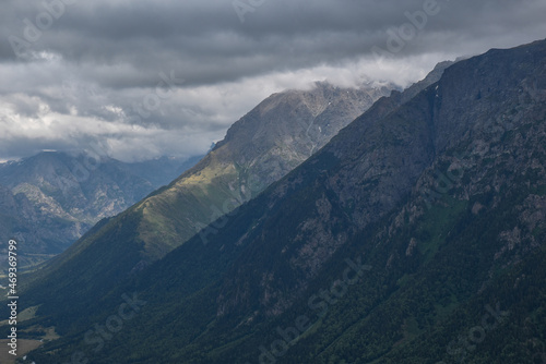 landscape with mountains