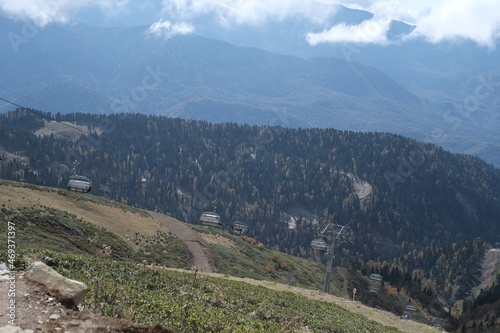 landscape in the mountains