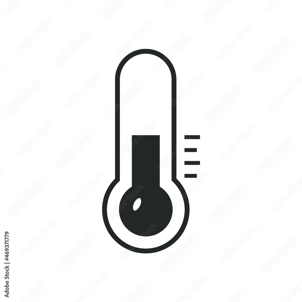 Thermometer icon icons symbol vector elements for infographic web Thermometer icon icons symbol vector elements for infographic web
