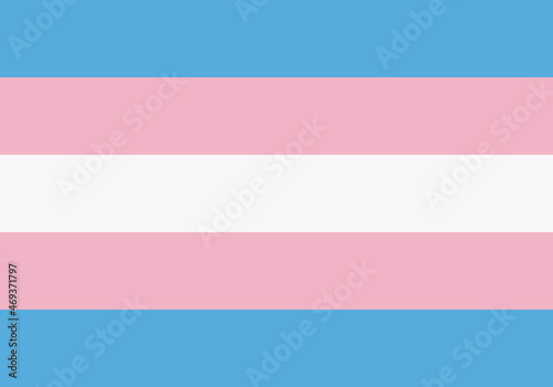 Bandera de las personas transgénero. 