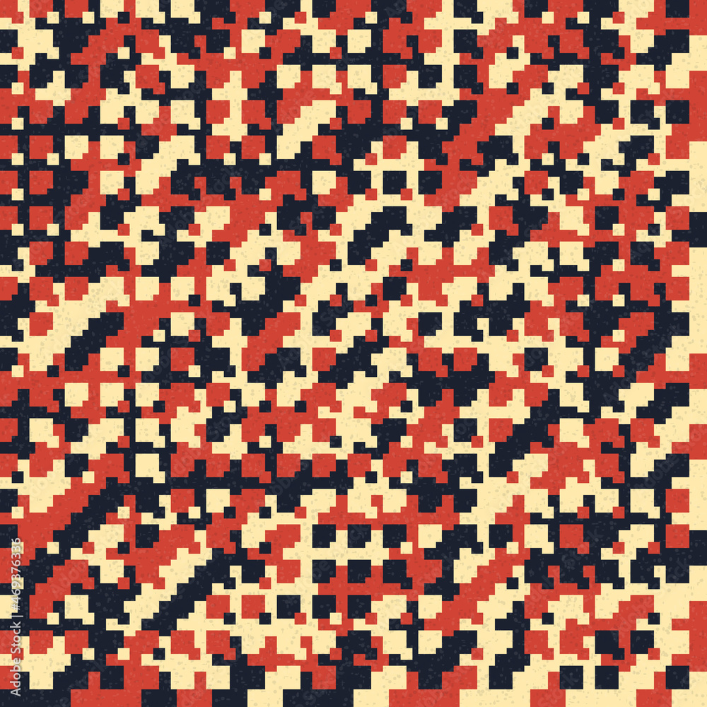 Fototapeta premium Abstract Geometric Pattern generative computational art illustration