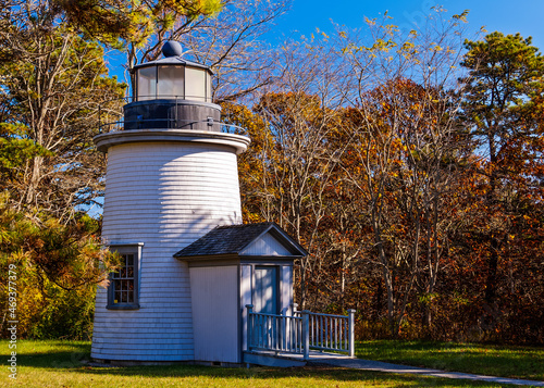 MA-CAPE COD-DENNIS-EASTHAM-3 SISTERS LIGHTS photo