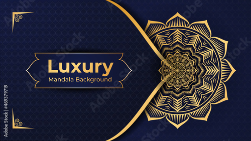 Luxury Mandala Background design with Arabesque Arabic Islamic east style. decorative mandala for print, brochure, poster, flyer, cover, banner.