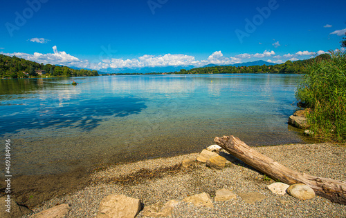 Seen The Lake Monate from Cito delle Querce_Lago di Monate_ Varese_ Italy photo