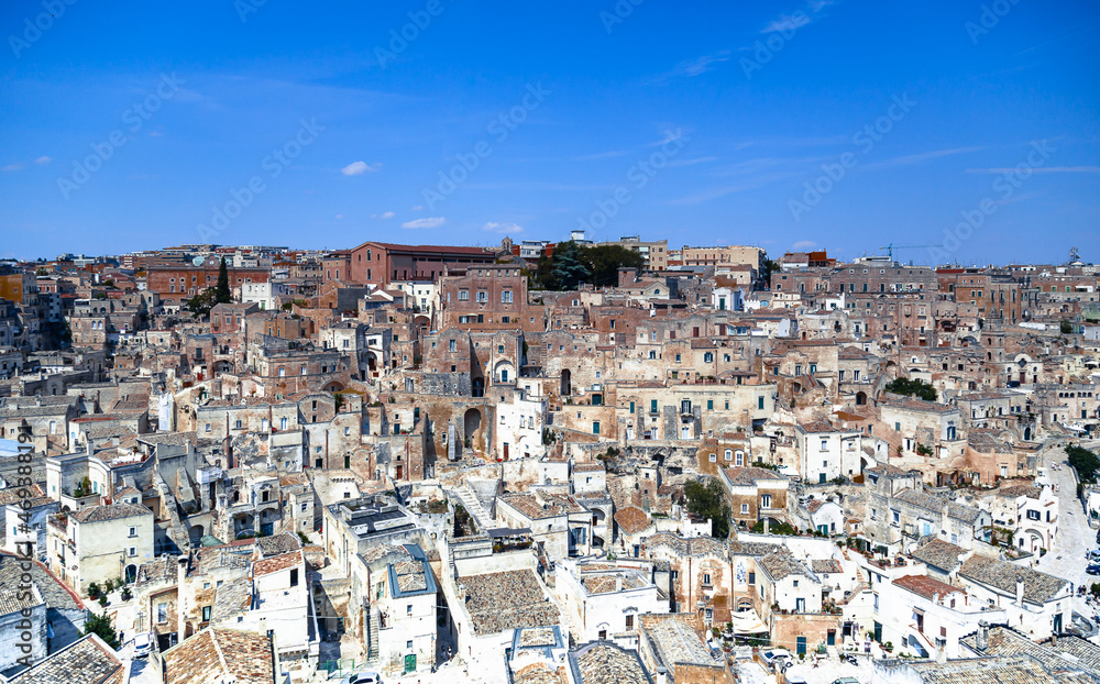 View of the city Matera (Italy)