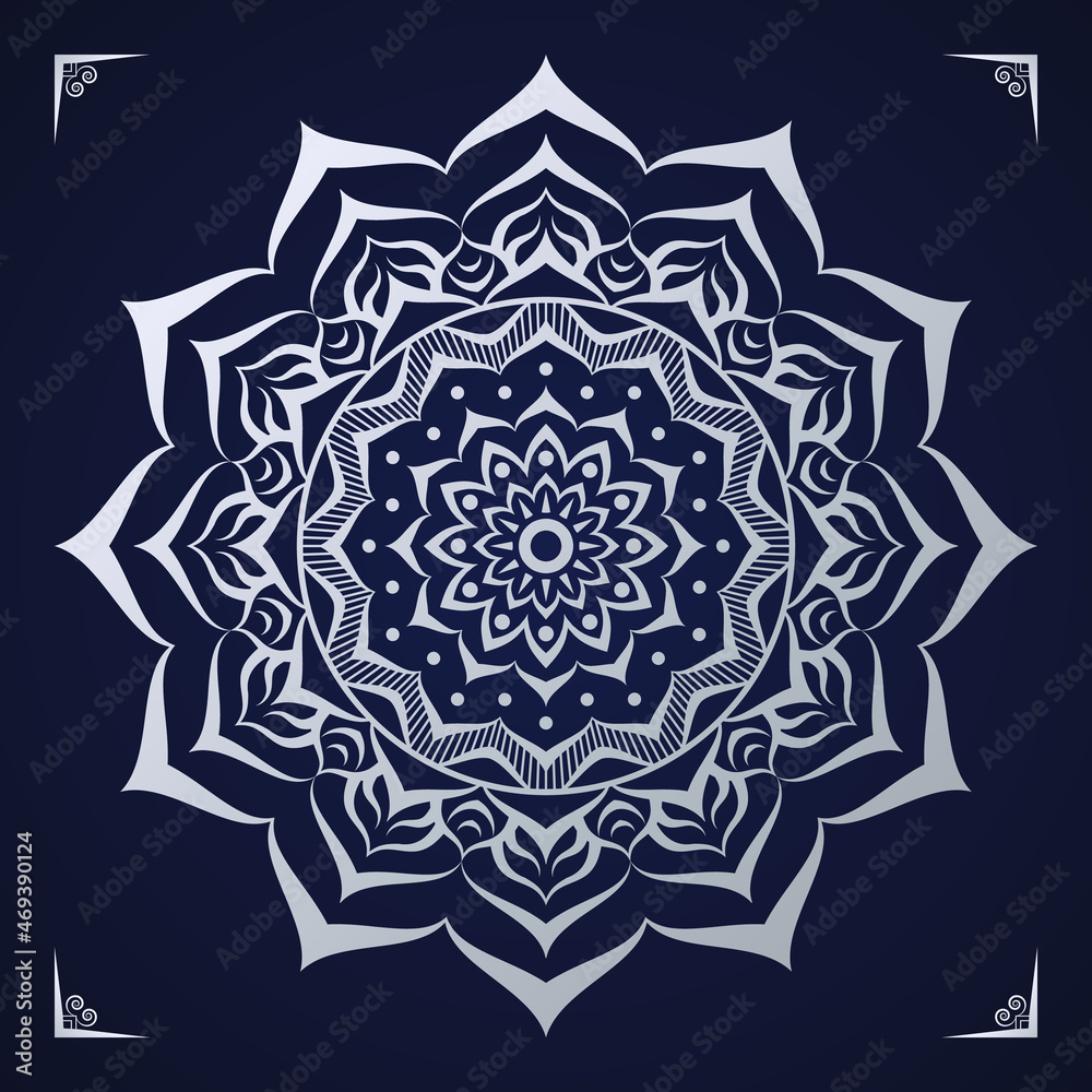 Luxury Mandala Background design with Arabesque Arabic Islamic east style. decorative mandala for print, flyer, brochure,  poster, cover,  banner.
